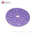 Hook and Loop Purple Film Backing Sanding Disc